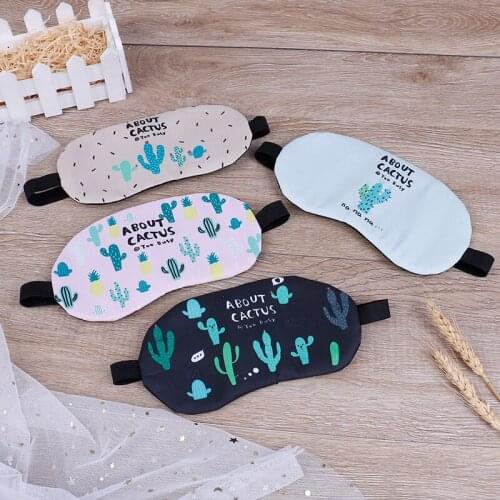 1pc Soft Padded Sleep Shade Cover Cute Sleeping Mask Comfort Rest Relax Blindfold Sleeping Aid Eye Patch HOT