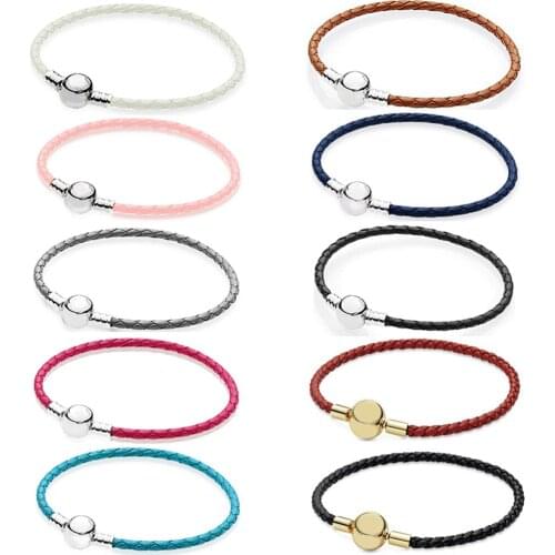 11 PDB SL high quality 925 sterling silver series charm DIY bracelet suitable for bead charm female bracelet jewelry gift