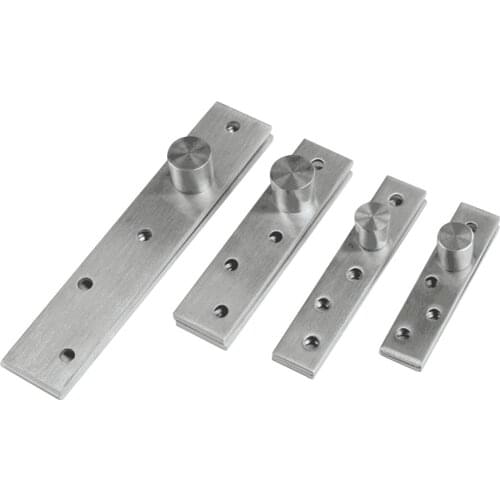 1pcs 270 Degree Rotation Axis 75/100/150mm Stainless Steel Up and Down Doors Rotating Hinges Location Shaft Hidden Pivot Hinge