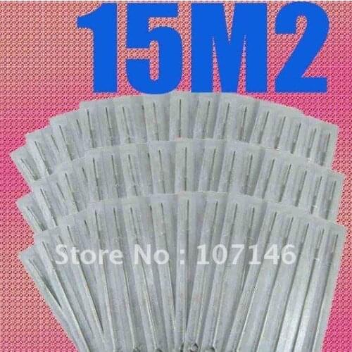 100pcs 15M2 Disposable Tattoo Needles Sterilized Tattoo Gun Needles Double Stack Magnum For Tattoo Tubes Ink Kits Tattoo Supply