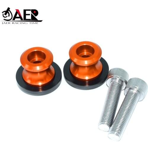 JEAR M10 For KTM 690 SMC 690SMC SMC-R 690SMC-R Motorcycle Accessories Swingarm Spools slider M10 stand screws