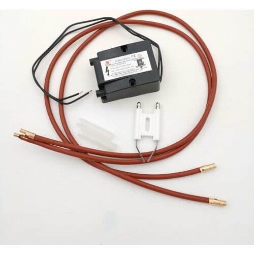 220V High Pressure Voltage Pulse Igniter for waste oil burner Boiler ignitor electrode Combustion Gas Stove Ignitor 15KV