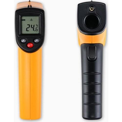 Infrared Thermometer Non-contact Outdoor Digital Thermometer Laser Temperature Tool for Adults Children Industrial Measurement