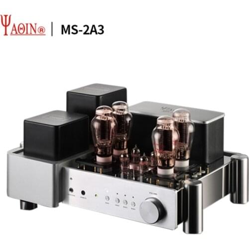 YAQIN MS-2A3 Vacuum Tube Amplifier 2A3 Hi-end pure Class A push-pull Tube Integrated PUS power audio stereo AMP Tube amplifier