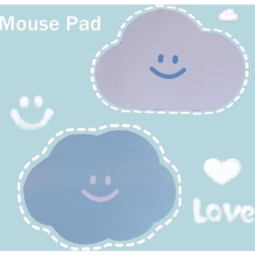 Cute Cloud Pattern Mouse Pad Ins Girl Table Mat Creative Soft Cushion Japanese Kawaii Computer Antiskid Keyboard Mat