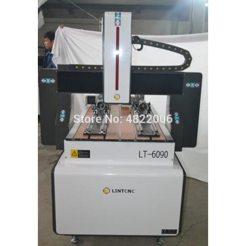 Newest type 600x900mm cnc router LT-6090 new cnc machine for Aluminum copper with water tank