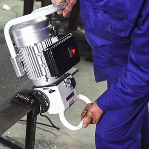 Handheld Flat Beveling Machine Handheld Carbon Steel Plate Breaking Electric Aluminum Metal Processing Welding Chamfering