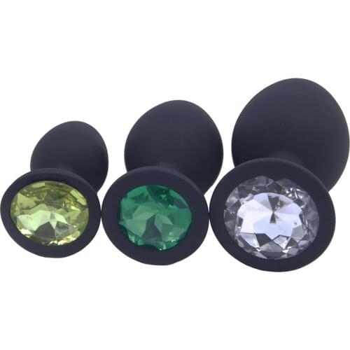 S/M/L Comfortable Silicone Anal Plug Big Butt Plug Anal Dilator Suction Cup Anal Sex Toys for Women Anus Sex Games