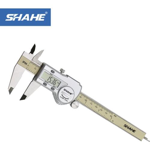 SHAHE Digital Caliper 0-150 mm/6" Stainless Steel Digital Caliper Vernier Caliper Gauge Micrometer Electronic Caliper