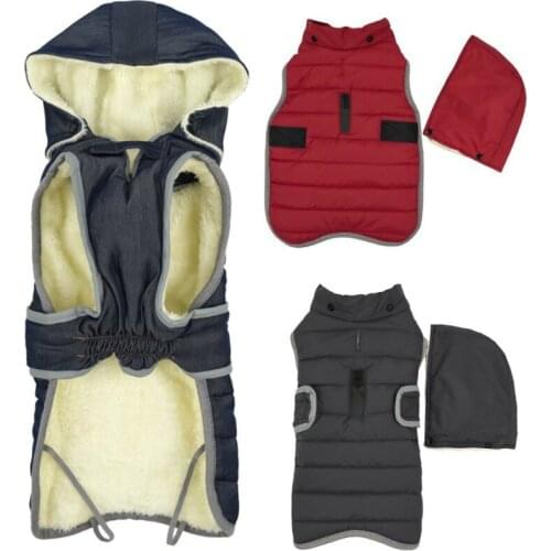 Big Pet Dog Warm Jacket Winter Dog Clothes For Labrador Waterproof Large Dogs Coat Chihuahua French Bulldog Outfits Pet Supplies