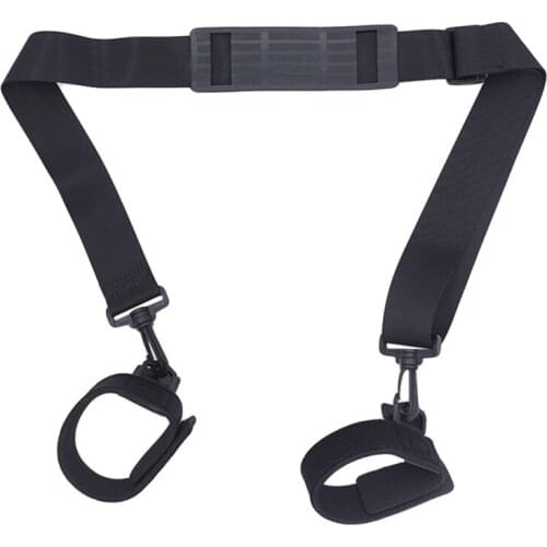 Fishing Rod Tackle Shoulder Strap Belt Adjustable Fishing Rod Pole Carry Strap Sling Band Travel Tackle Shoulder Belt w