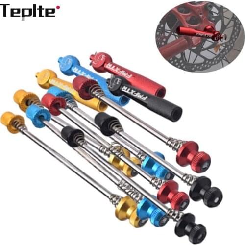 Bicycle Hub Quick Release Rod Ultra-light Anti-theft String Road Bike Front And Rear Axle Aluminum Alloy Screw