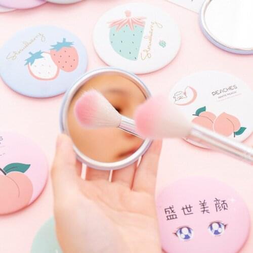 TY420 Makeup Mirror Portable Hand Mini Make Up Mirror Travel Round Pocket Cosmetic Mirror Portable Beauty Makeup Tools Accessori