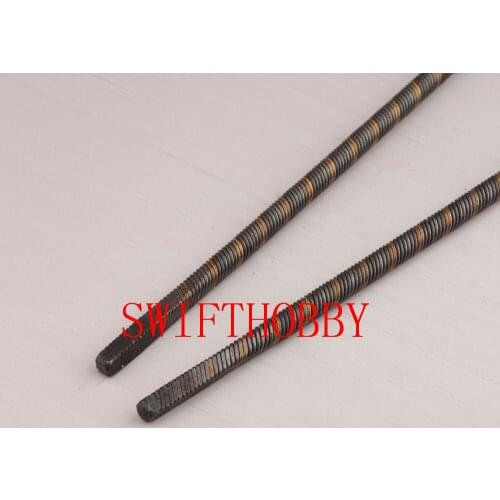 1/4 6.35mm Flex Cable Shaft 295mm W/ Square Ends for RC Boat Gasoline