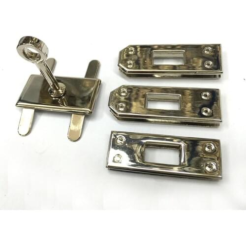 10 Purse lock gold Nickel Metal Twist Purse Turn Lock clutch clock