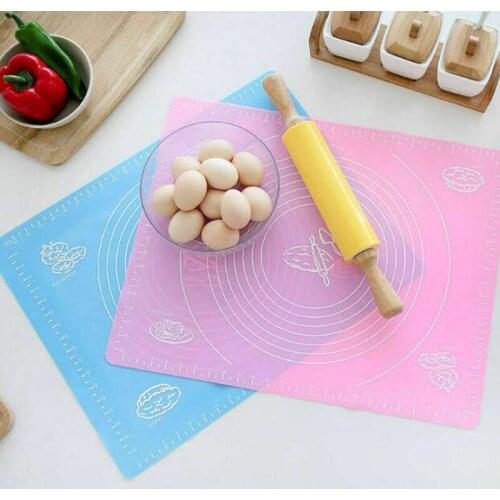 30x25cm Silicone Rolling Pastry Baking Mat For Fondant Cookies Cake Sugar Craft