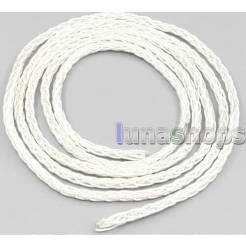 LN006513 8 cores 19*0.1mm Silver Plated 7N OCC Earphone Headphone DIY Custom PVC Insulation Layer Cable
