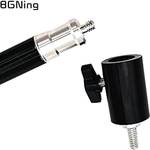 DSLR Cameras Photography Light Holder Led Support Flash SLR Tripod Mounting Stand Umbrella Bracket with 1/4" Inch Screw Adapter