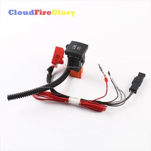 For Golf MK6 EOS Touran Beetle Je tta 2006-2016 Polo 2010-2016 Tire Pressure Monitor Set Switch Button with Cable 1K0927121B