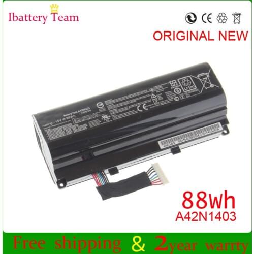 TONTEK genuine battery A42N1403 for ASUS ROG GFX71JY G751J G751JL G751JT G751JM A42LM93 A42LM9H 15V 88WH