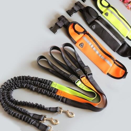 Pet Portable Dog Training Waist Bag Pet Outdoor Pocket Running Pet Hand Holding Rope Dog Leash Running Dog Traction Belt