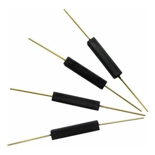 5 pcs Plastic Type 2*14mm Normally Open Reed Switch Magnetic Switch Anti Vibration GPS-14A