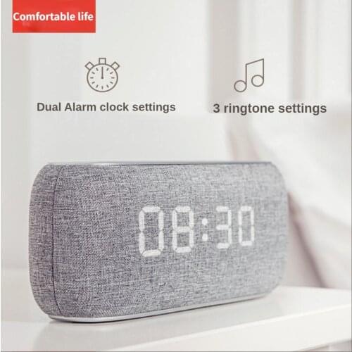 Subwoofer Wireless Speaker Blutooth Mini Bluetooth Speaker Alarm Clock Computer Mobile Phone Cloth Art Audio Center Pc Sound Box