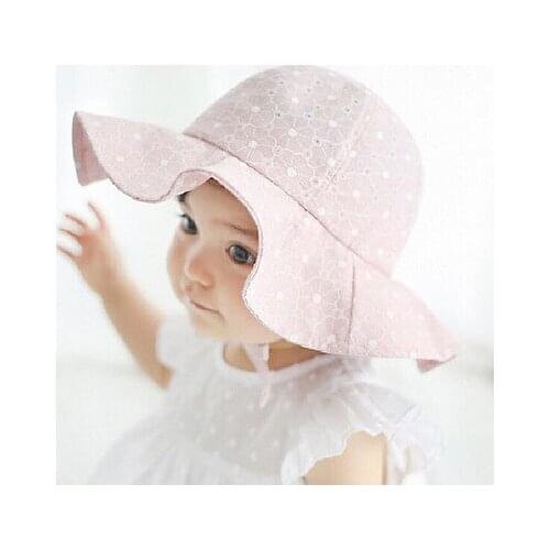 New Toddler Infant Sun Cap Summer Outdoor Baby Girls Boys Sun Beach Cotton sunhat