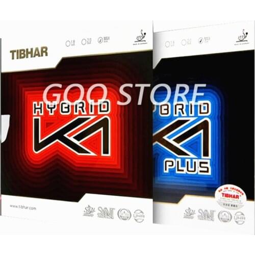 TIBHAR HYBRID K1 / K1 PLUS Sticky Rubber Forehand Offensive Original TIBHAR Table Tennis Rubber Ping Pong Sponge