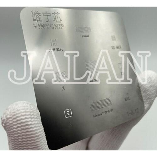 VINYChip BGA Reballing Stencil Face IC Chip for ip X 3D ic for Xs max screen touch ic for 7-X motherboard repair solder Template