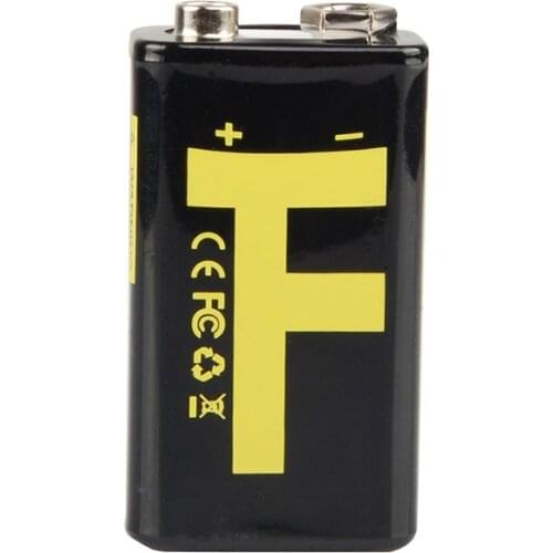 TrustFire High Capacity 9V 650mAh Lithium Ion Rechargeable Batteries Square battery For RC Helicopter Model Microphone