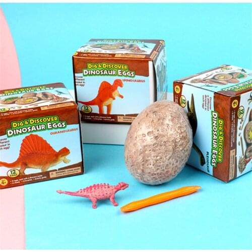 Y4UD Dig it up Dinosaur Eggs12 Dino Egg Toys STEM Learning Kids Activity Gift Party Favors for Kids 12 Mystery Excavation Eggs