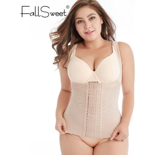 FallSweet Shapewear Corset Women Waiste Trainer Body Shaper Lifter Slimming Waist Trainer S to 4XL 5XL 6XL
