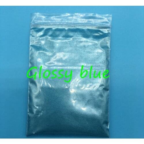 10g Glossy blue Natural Mineral Mica Powder DIY For Soap Dye Soap Colorant Makeup Eyeshadow Soap Powder Handmade Soap