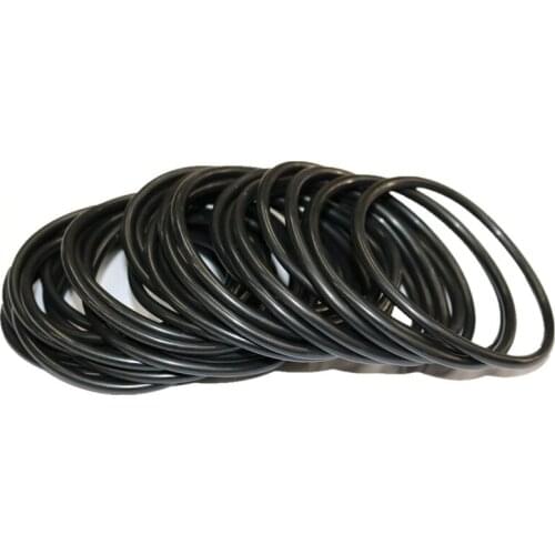 100Pcs Black "O" Type Sealing Rubber Ring Gaskets 41/42/43/44/45/46/47/48/49/50 *2 MM