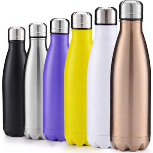 350/500/750/1000ml Double Wall Stainles Steel Sport Water Bottle Thermos Bottle Keep Hot and Cold Insulated Vacuum Flask