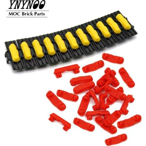 50Pcs/lot Technical Special Parts 14149 Rubber Foot for Chain Tread 38 MOC Building Blocks Bricks fit for 88323 57518 Link Tread