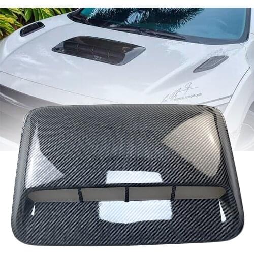 Car Decoration Air Intake Hood Vent Cover Air Flow Inlet Outlet Scoop Bonnet Protector Decor Auto Tuning Accessories Universal