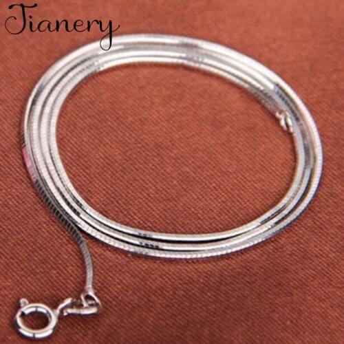 JIANERY 45CM Bohemian Vintage Silver Color Snake Chain Necklaces For Women Boho Jewelry 2019 New