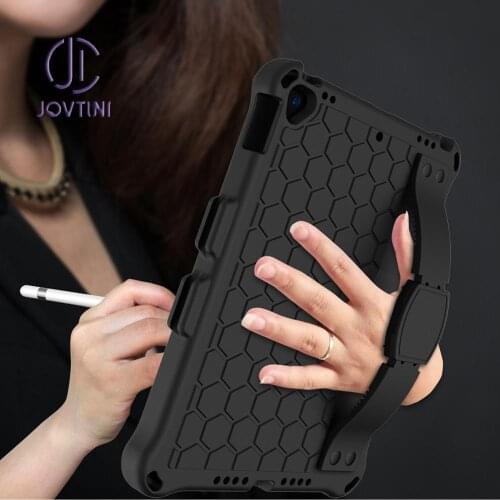 Kids Case For iPad 10.2 2019 Non-toxic EVA Shockproof honeycomb Stand Tablet Cover With pen slot For Apple iPad 7 7th 10.2" Case