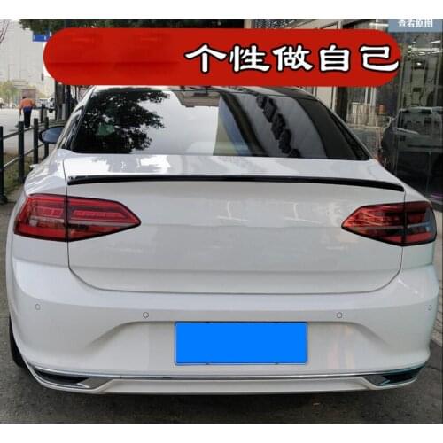 For 2015 2017 2018 2019 Volkswagen Lamando car paint rear wing modification without punching decoration