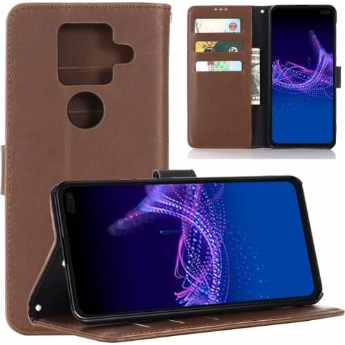 For Sense 5G SH-53A Case Retro Crazy Horse Wallet Leather Case With Stand For Sharp Aquos Sense 4 Plus JP SH-M16