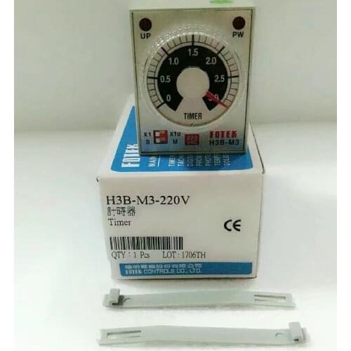 H3B-M3 H3B-M6 220VAC 110VAC 24VDC FOTEK Timer 100% New & Original