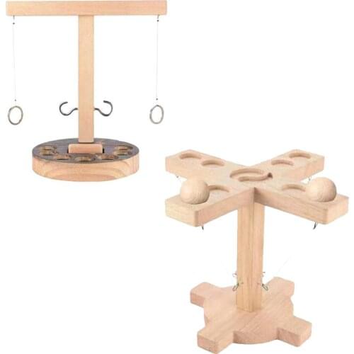 Drinking Game Toy Wooden Ring Toss Game Toss Hook Board Games Montessori Toy Games Kids Toys for Children Adult Party Home Game