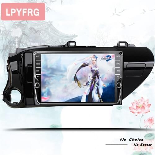 K1 K2 Android 10.0 car radio 2 din for Toyota Hilux 2016 - 2019 auto DVD on-board computer Navigation GPS AUDIO head unit