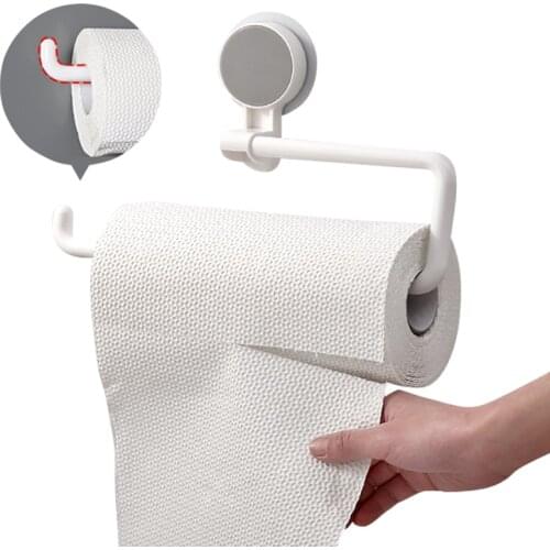 Kitchen Paper Holder Sticke Rack Roll Holder for Bathroom Towel Rack Home Decor Tissue Shelf Organizer