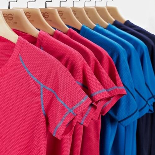 Summer outdoor T-shirt men & women tops quick-drying breathable Hiking shirt mountaineering fishing trekking Short sleeve tees