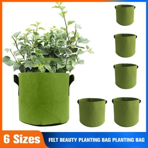 Planting Bag green Potato Fabric Vegetable Seedling growing pot garden tools Eco-Friendly Grow bag/seed starter tray/Nursery bag