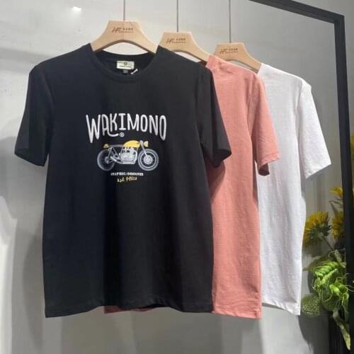 2021 Hot new men fashion design top shirts office man business casual shirt black white pink short sleeve printing 2XL 3XL #M255