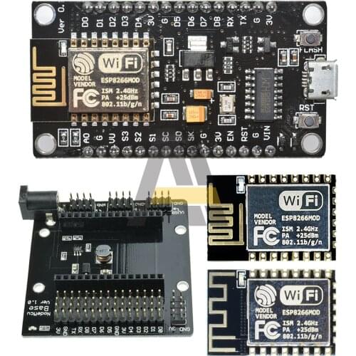 NodeMcu V3 CH340 ESP8266 ESP-12E ESP-12F Wireless Module WIFI Lua V3 Development Board ESP8266 With Pcb Antenna USB Port